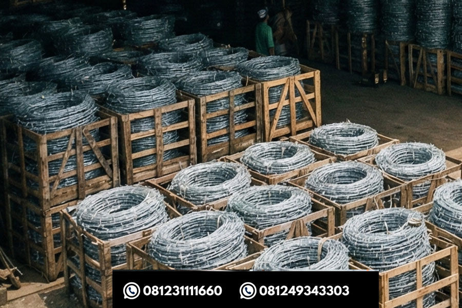 jual kawat duri di Balikpapan CV Bangun Sarana Makmur